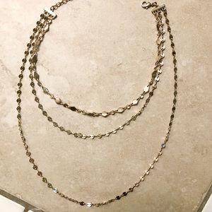 Three tier BaubleBar necklace